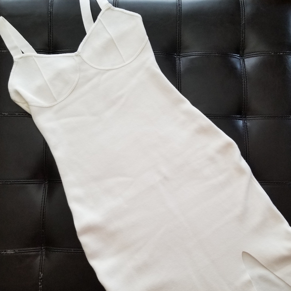 ❗Abercrombie & Fitch Midi Dress Knit Corset Bustier Dress Small❗